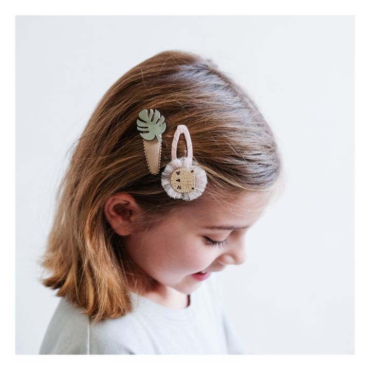 Mimi & Lula Haarspangen Löwe Monstera