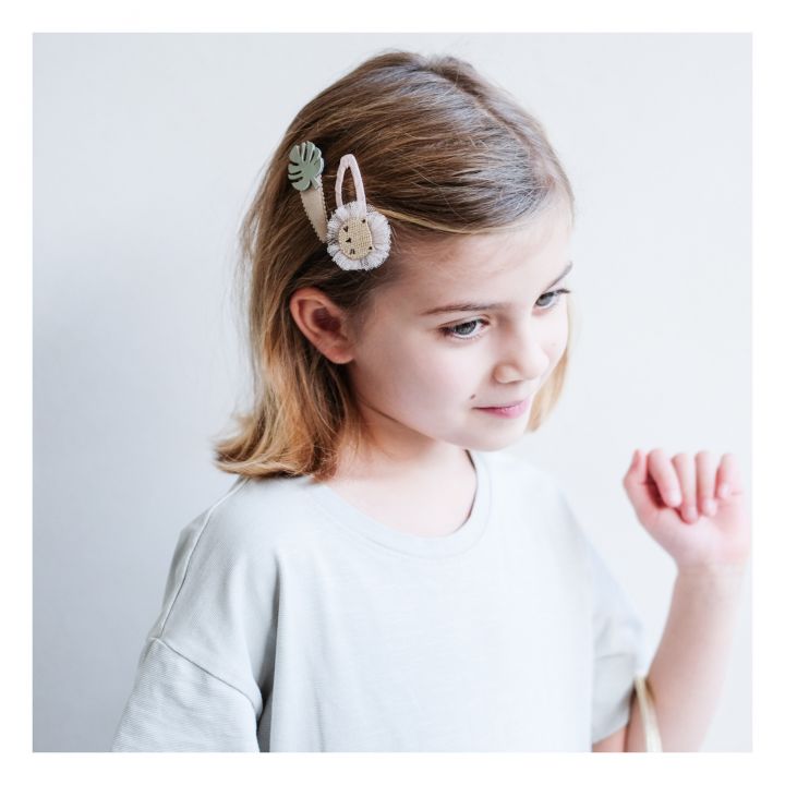 Mimi & Lula Haarspangen Löwe Monstera