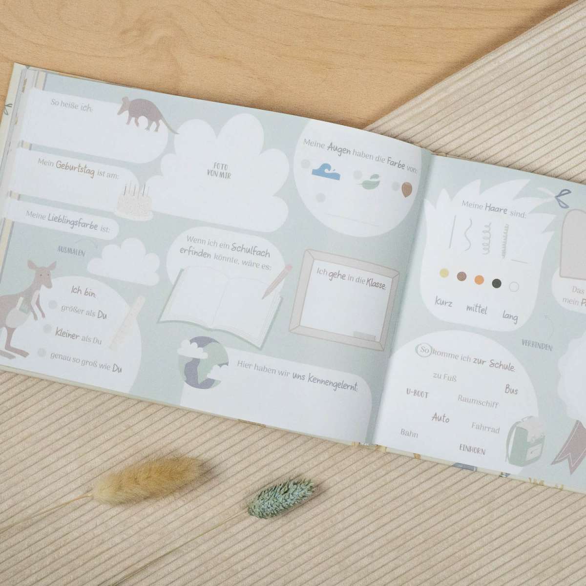 Mintkind Freundebuch für Grundschüler Wald