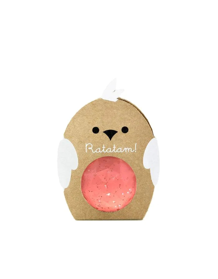 Ratatam! Flummi Hühnchen pink mit Glitzer