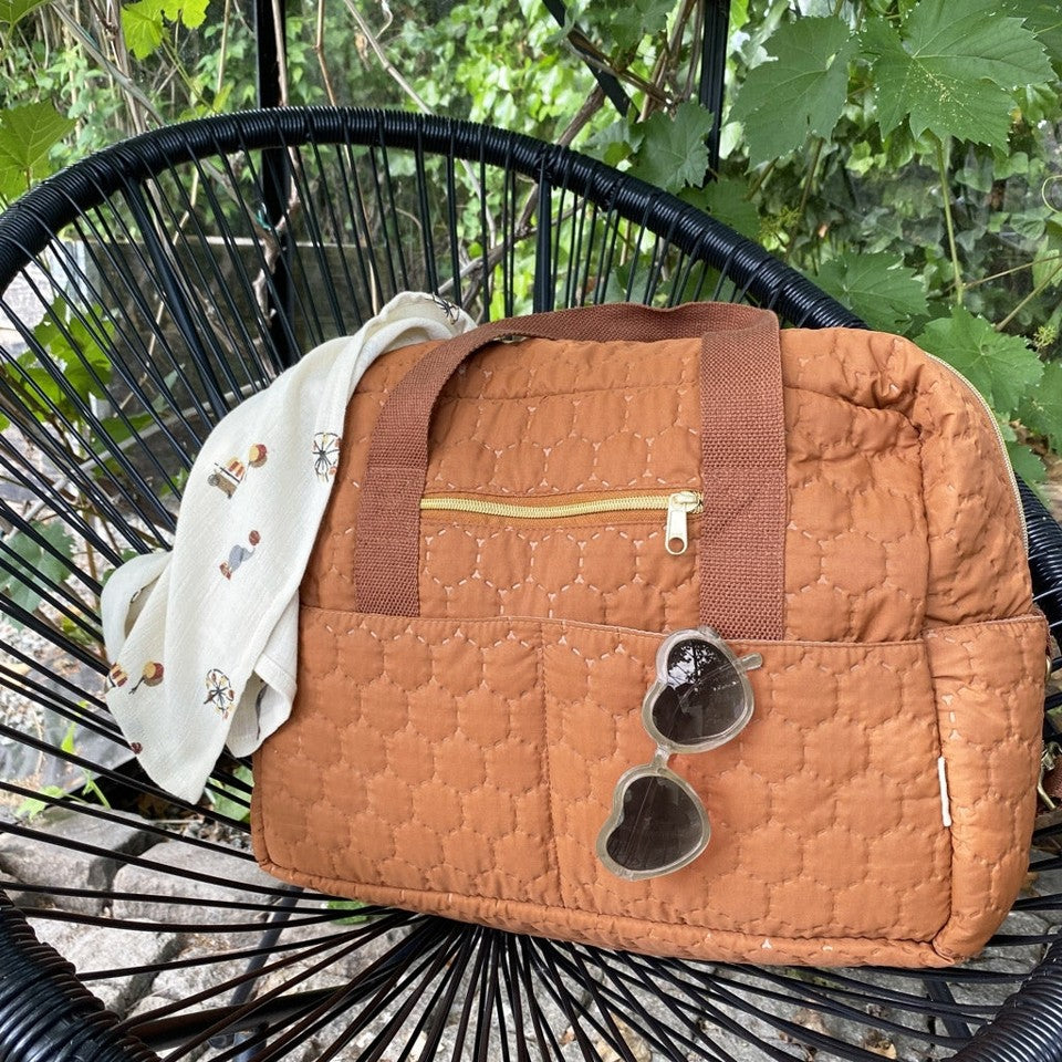 Nuuroo Ze Wickeltasche caramel café
