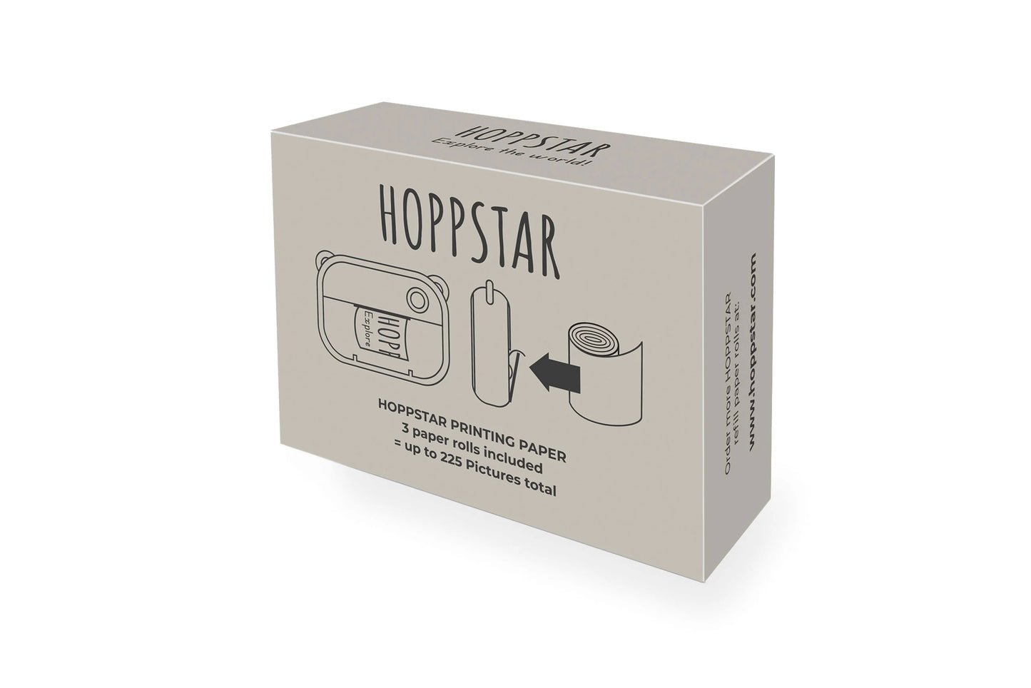 Hoppstar Papierrollen - 3er Nachfüllpack - für Hoppstar Artist Kamera