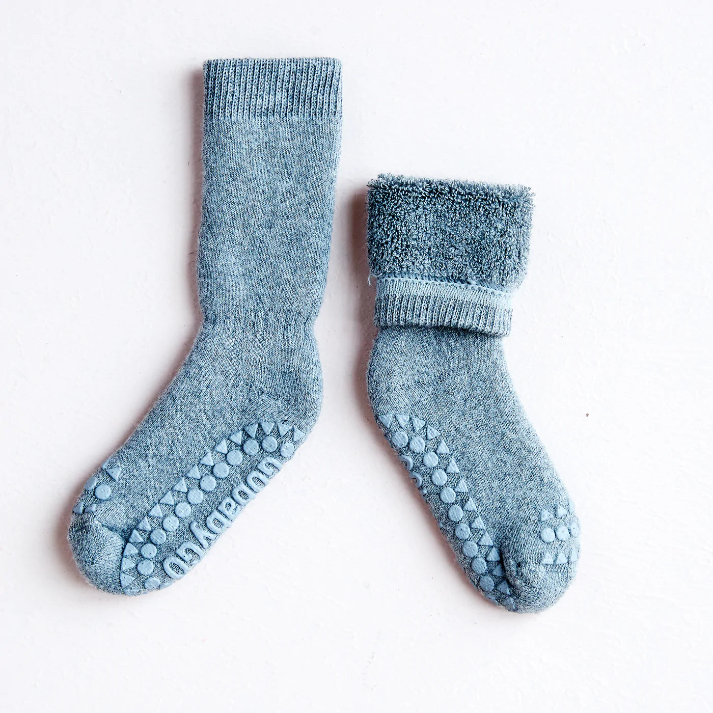 GoBabyGo Rutschfeste Socken aus Baumwolle sky blue