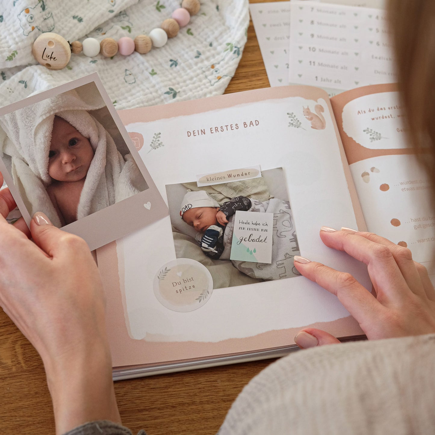 Mintkind Babytagebuch "Dein erstes Lebensjahr" Wald