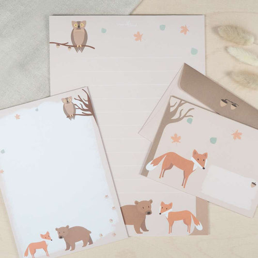 Mintkind Briefpapier Wald