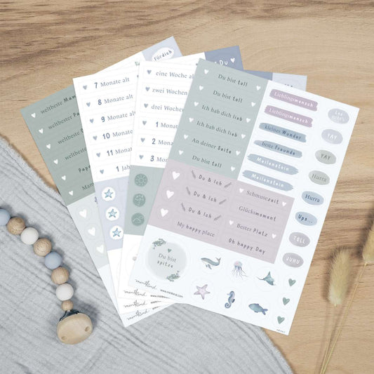 Mintkind Sticker Set "Baby" Wal